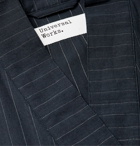 Universal Works - Kyoto Pinstriped Cotton Jacket - Blue