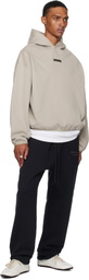 Fear of God ESSENTIALS Black Relaxed Fleece Sweatpants