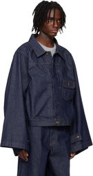 RAINMAKER KYOTO Indigo N-Sleeve Denim Trucker Jacket