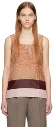UMBER POSTPAST Orange Hand-Dyed Camisole