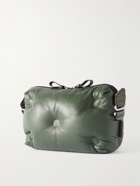 Maison Margiela - Logo-Appliquéd Padded Quilted Leather Messenger Bag