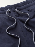 CANALI - Tapered Stretch-Cotton Jersey Sweatpants - Blue - IT 46