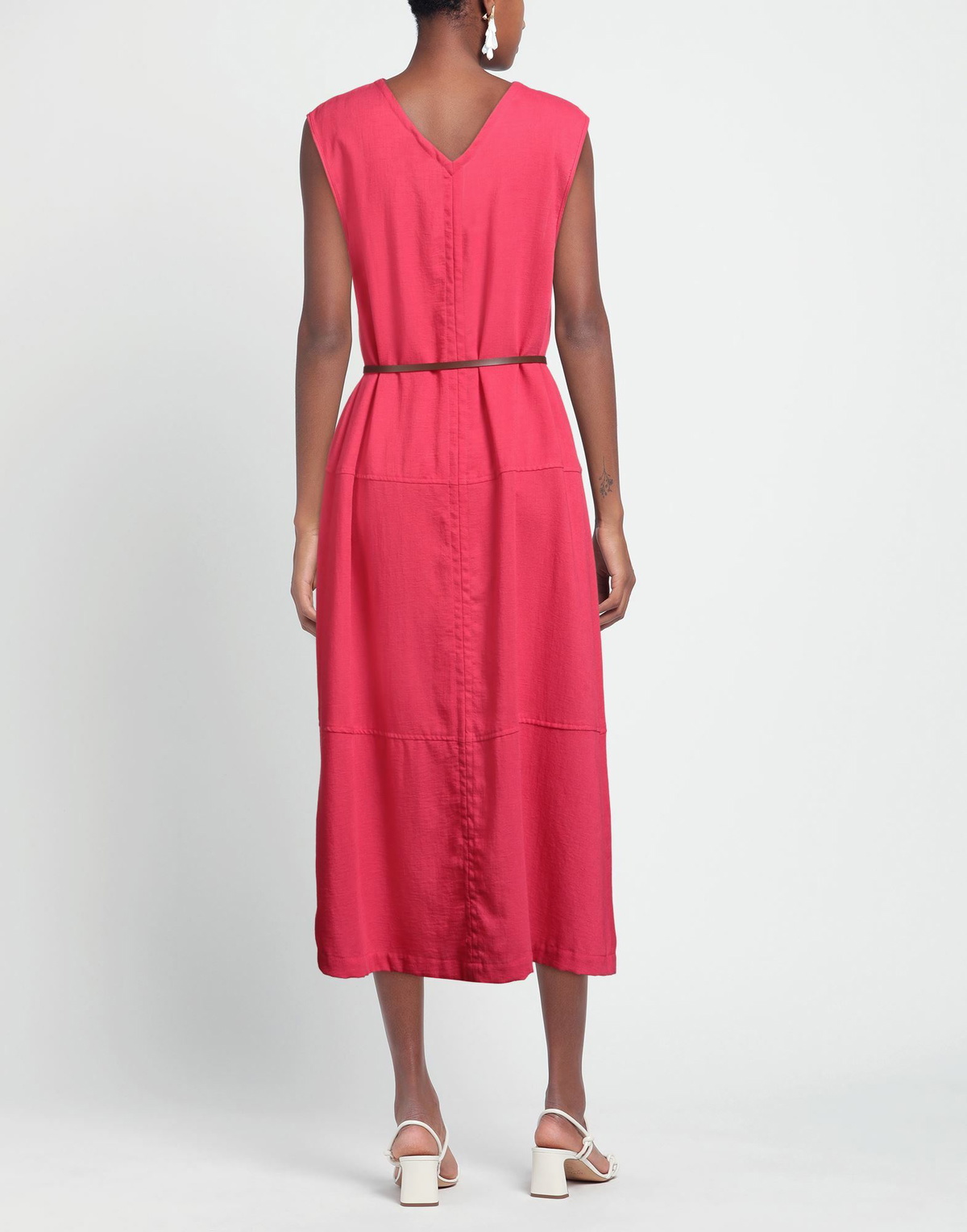 Alessia Santi Womens Midi dress in Magenta