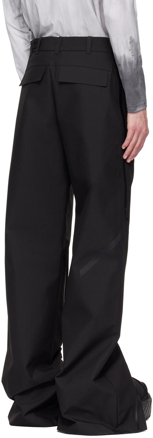 HELIOT EMIL Black Turing Zip Trousers Heliot Emil