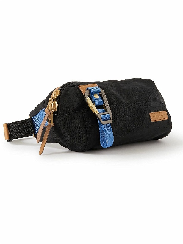 Photo: Master-Piece - Link Leather-Trimmed Nylon-Twill Belt Bag