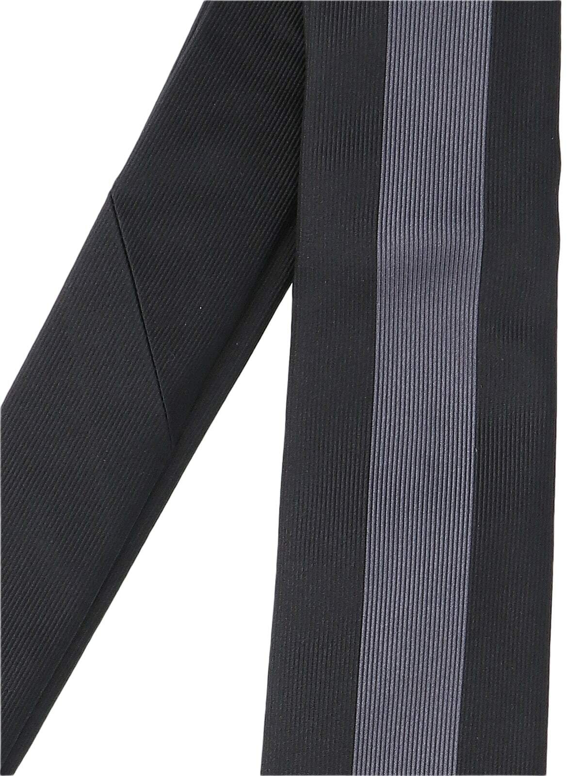 Ferragamo Striped Tie Salvatore Ferragamo Salvatore Ferragamo Black and Gray Tie main image 0