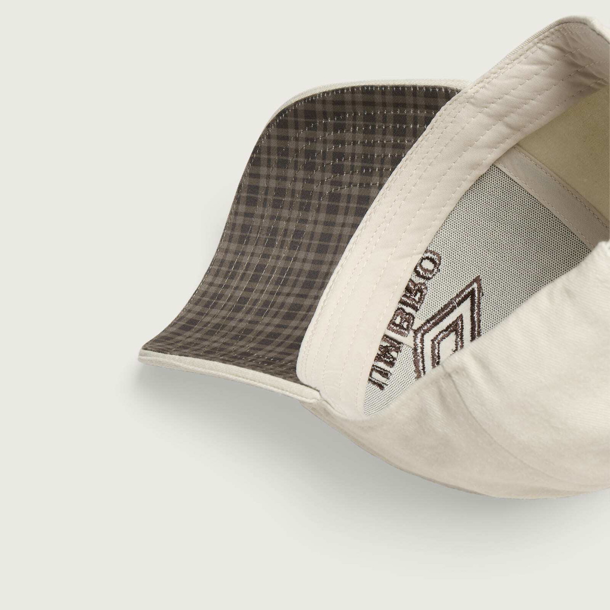 Umbro Men's Check Panel Cap in Pelican
