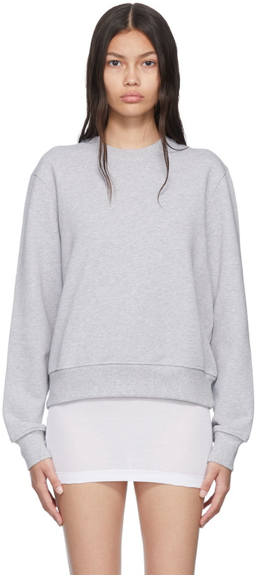 Photo: WARDROBE.NYC Gray Cotton Sweatshirt