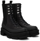 both Black Gao Platform Chelsea Boots