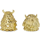 L'Objet - Haas Gold-Plated Salt and Pepper Shakers - Gold