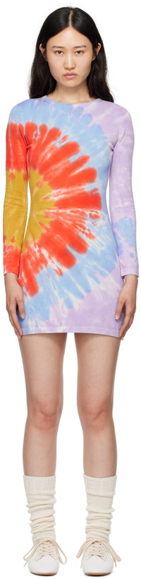 Photo: The Elder Statesman Multicolor Nova Spin Minidress