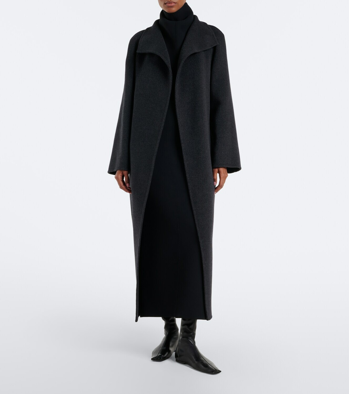 Khaite Romare wool wrap coat