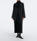Khaite Romare wool wrap coat
