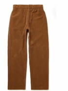ZEGNA x The Elder Statesman - Straight-Leg Cotton and Oasi Cashmere-Blend Corduroy Trousers - Brown