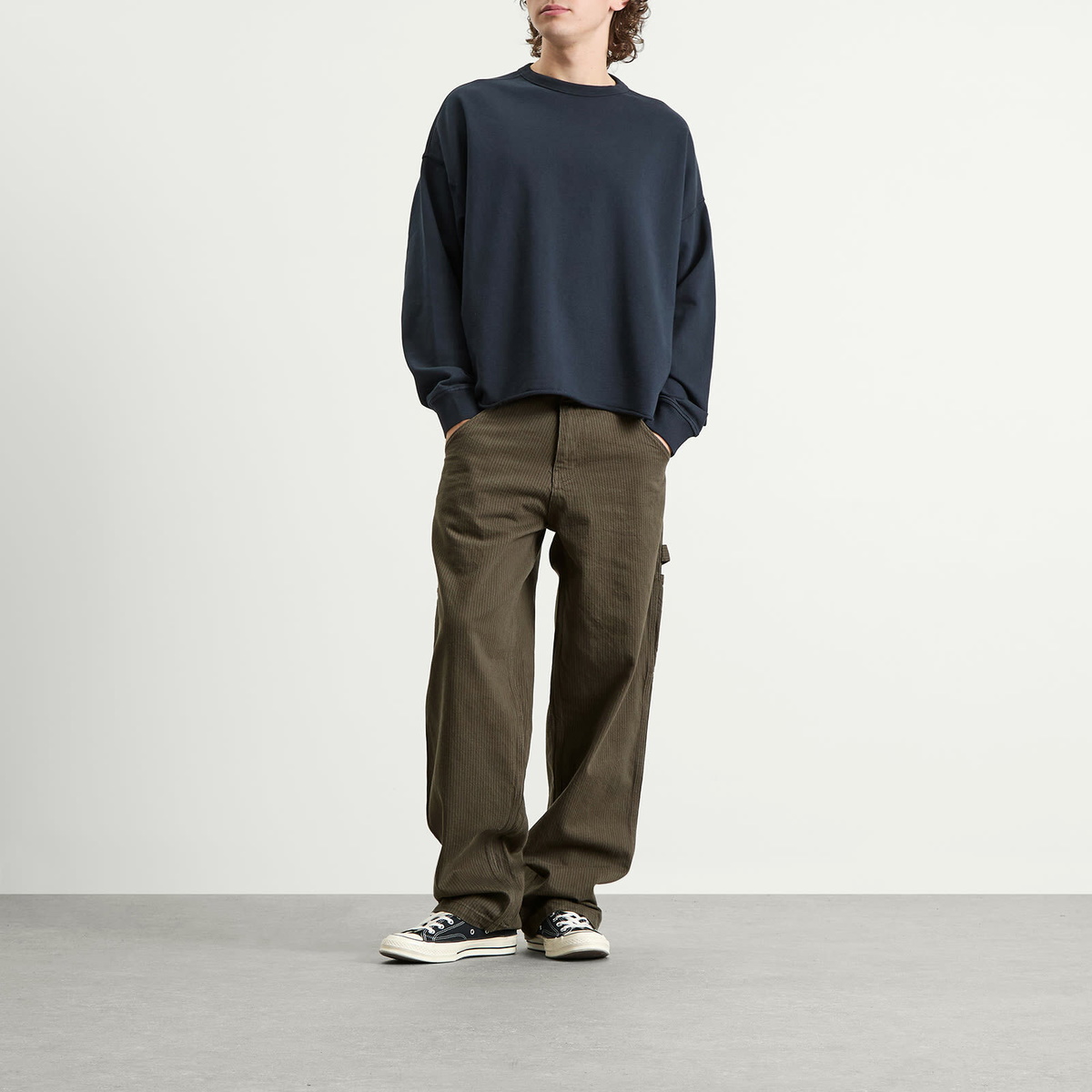 Stan Ray Men's Big Job Painter Pant in Overdyed Black Hickory