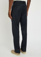 Lardini Wool and Cashmere-blend Trousers Navy
