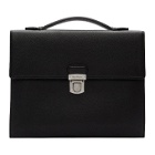 Salvatore Ferragamo Black Firenze Briefcase