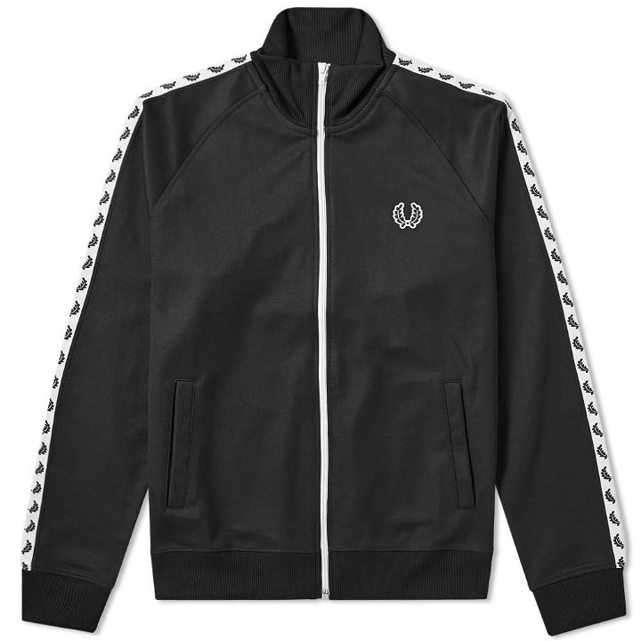 Photo: Fred Perry Taped Track Jacket Black