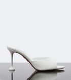 Aquazzura Bisous leather mules