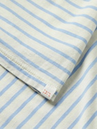 Derek Rose - Ryder 2 Striped Cotton-Jersey T-Shirt - Blue