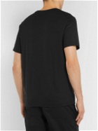 Nike - Sportswear Club Logo-Embroidered Cotton-Jersey T-Shirt - Black