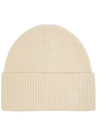 Toteme Ribbed Wool-blend Beanie - White - One Size