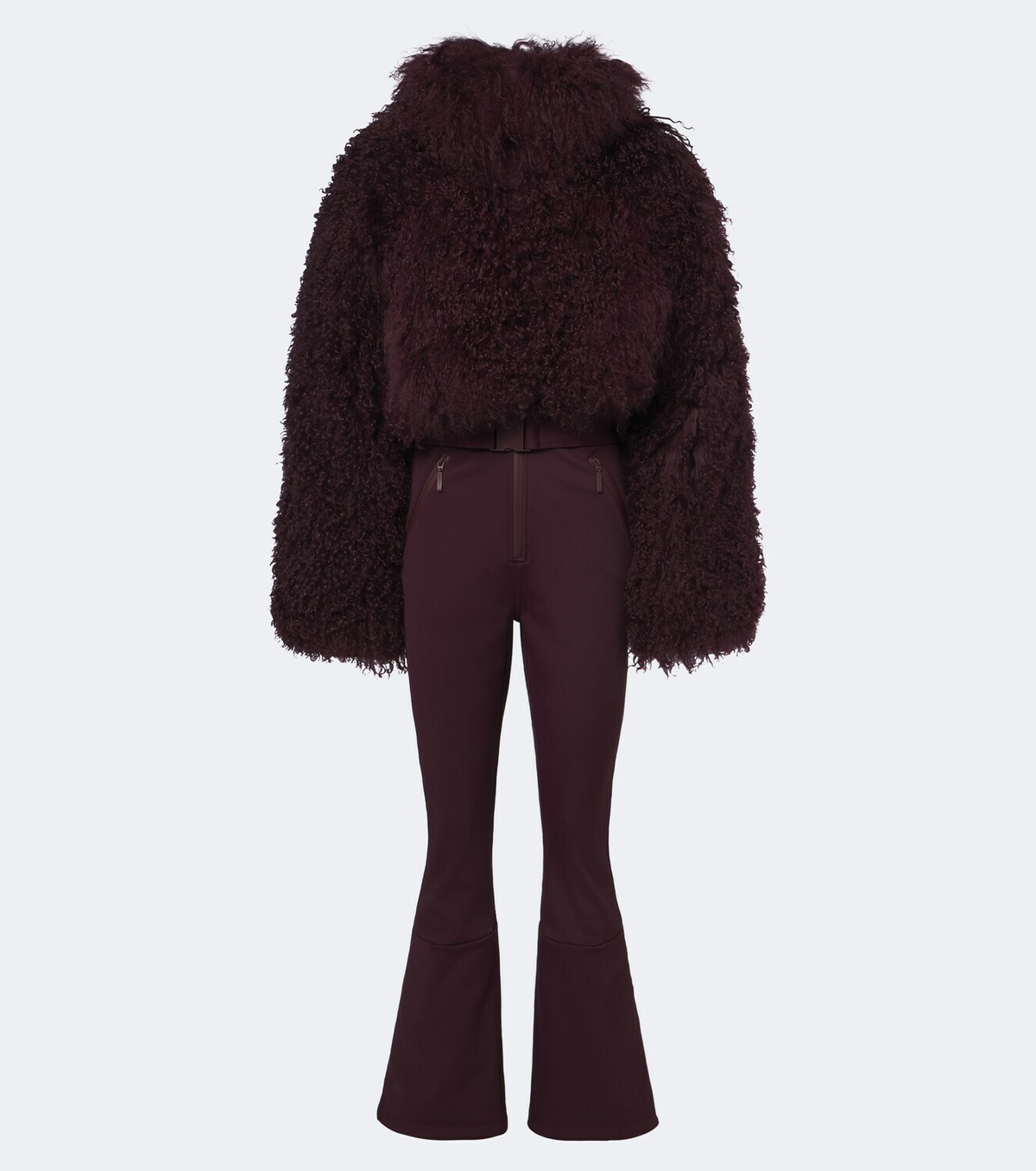 Cordova Nozawa belted shearling ski suit