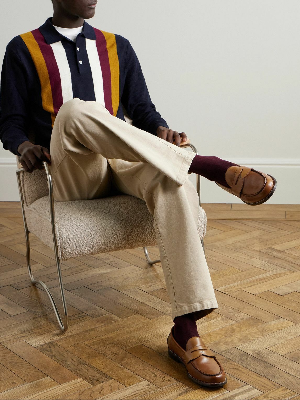 Polo Ralph Lauren - Alston Leather Penny Loafers - Brown  display picture 1