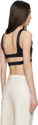 Courrèges Black Cutout Tank Top