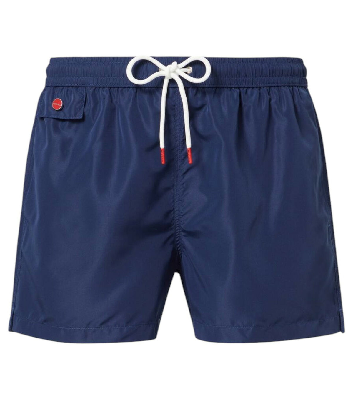 Kiton White Pl Swim Trunk