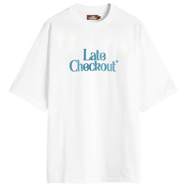 Photo: Late Checkout Men's LC Logo T-Shirt in White