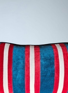 Les-Ottomans Velvet Stripe Cushion