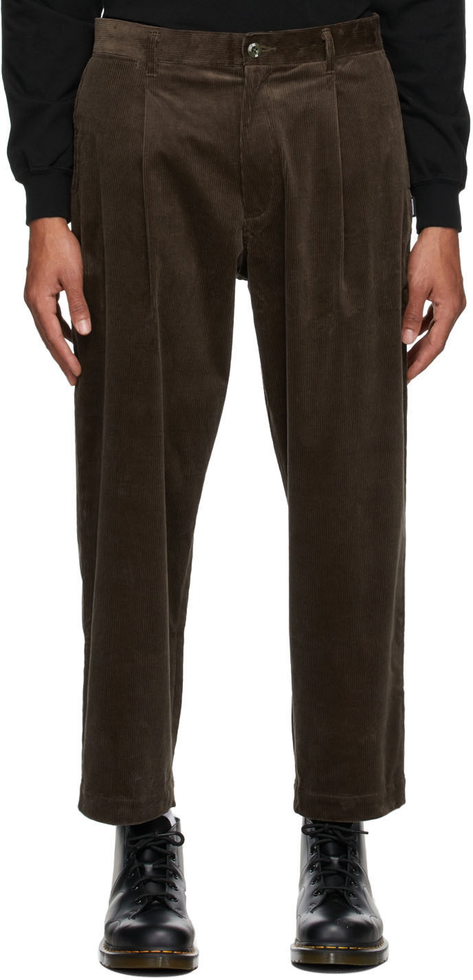 Neighborhood Brown Corduroy Tuck/C-PT Trousers Neighborhood