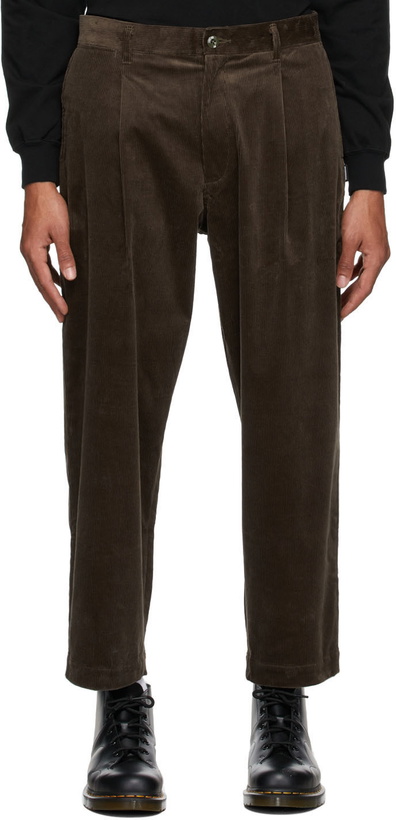 Photo: Neighborhood Brown Corduroy Tuck/C-PT Trousers