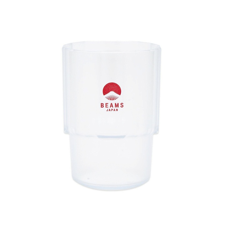 Photo: BEAMS JAPAN Stacking Cup in Clear/Red