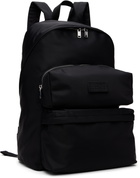 MM6 Maison Margiela Black Nylon Three Pockets Backpack