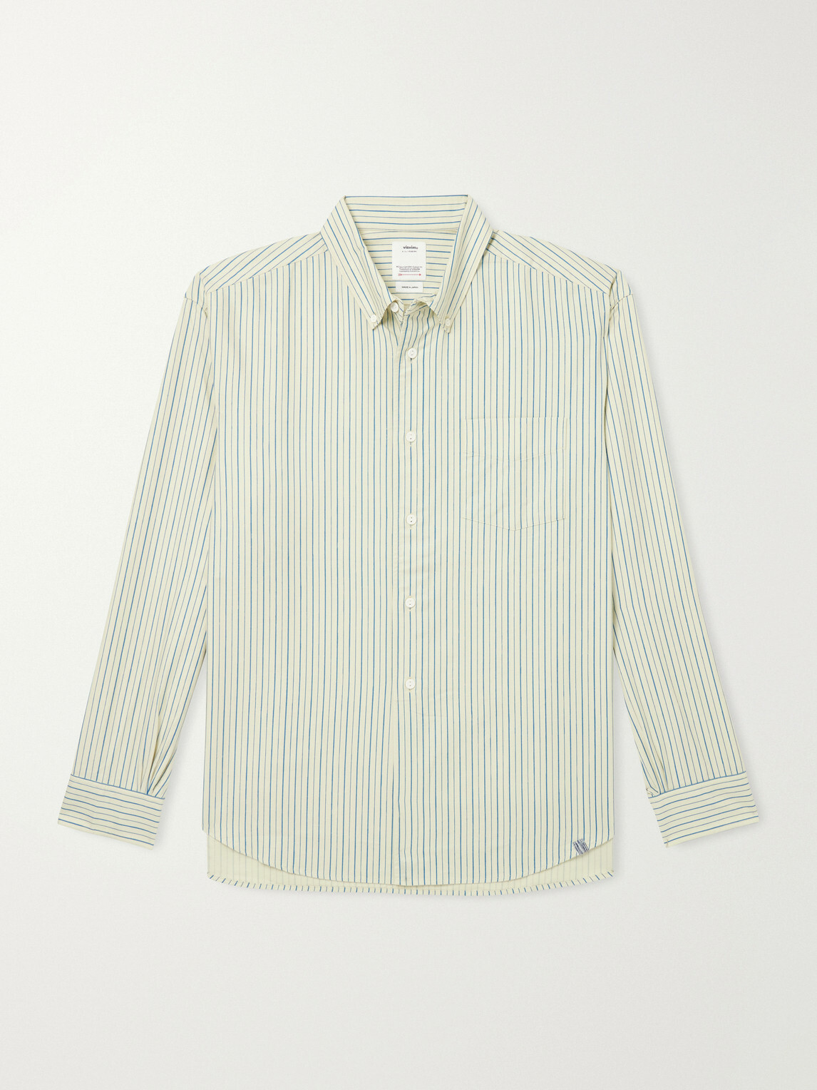 Visvim - Beiler Striped Cotton Oxford Shirt - Green