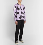 Saturdays NYC - Marco Camp-Collar Floral-Print Lyocell Shirt - Purple