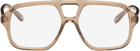 LOEWE Brown Slim Glasses