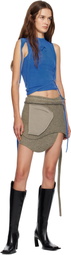 Ottolinger Gray Scuba Miniskirt