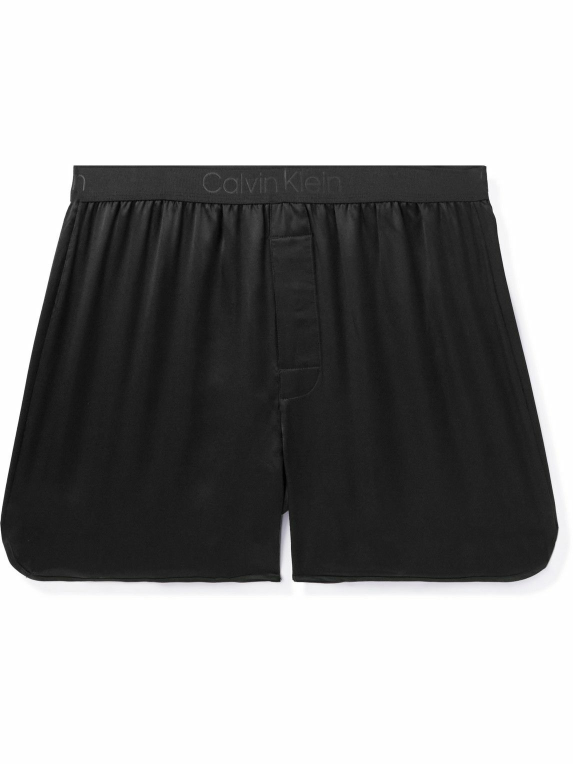 Calvin Klein Underwear Silk Boxer Shorts Black Calvin Klein Underwear