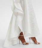 Maticevski Délice Wave ruffled maxi dress