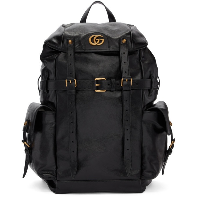 Photo: Gucci Black Multi Pocket Flap Backpack