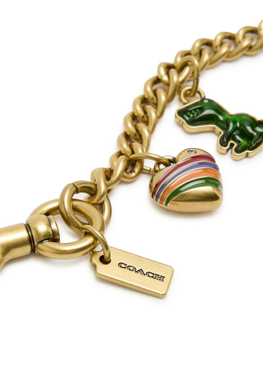 Coach Motif Chain bag Charm - Multicoloured - One Size