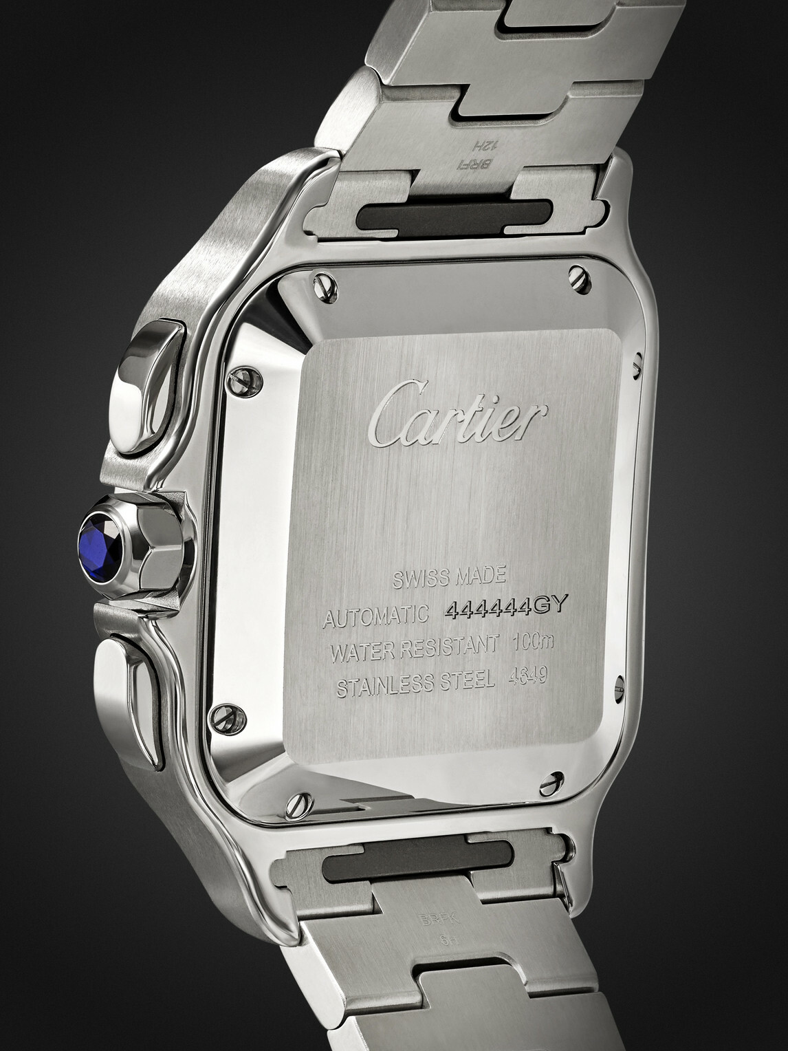 Cartier - Santos de Cartier Automatic Chronograph Stainless Steel Watch, ref.CRWSSA0083 - White