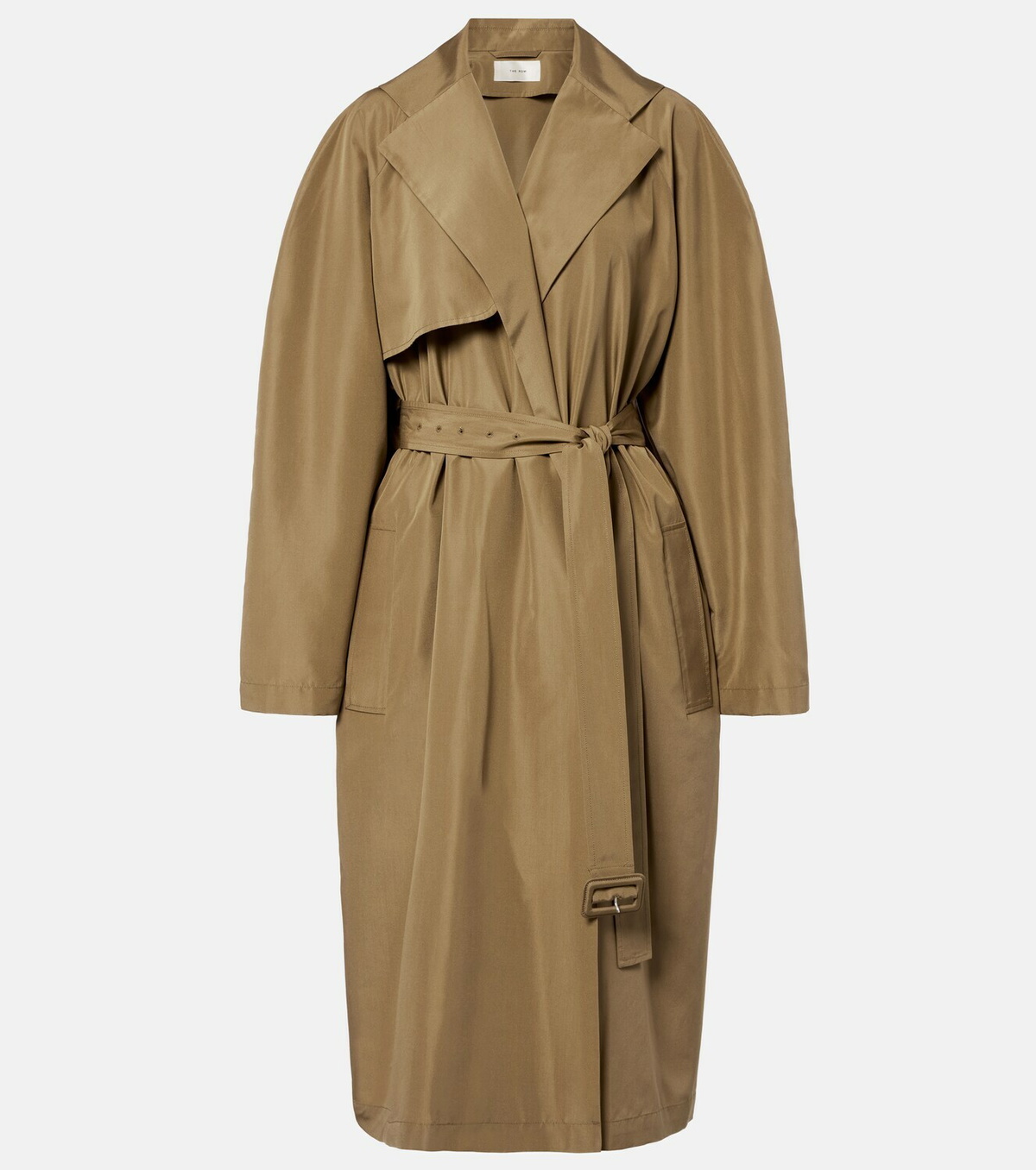 The Row Amapola silk trench coat