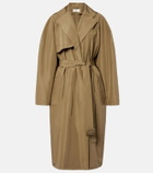 The Row Amapola silk trench coat