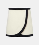 Adriana Degreas Cotton-blend wrap skirt