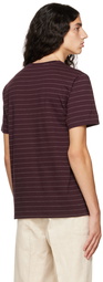 Vince Burgundy Stripe T-Shirt