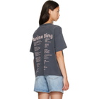 ANINE BING Gray Cade Smiley T-shirt